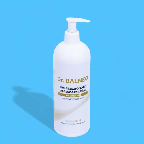 Dr. BALNEO PROFESSZIONÁLIS MASSZÁZSKRÉM DEBRECENI gyógyvízesszenciával 500ml